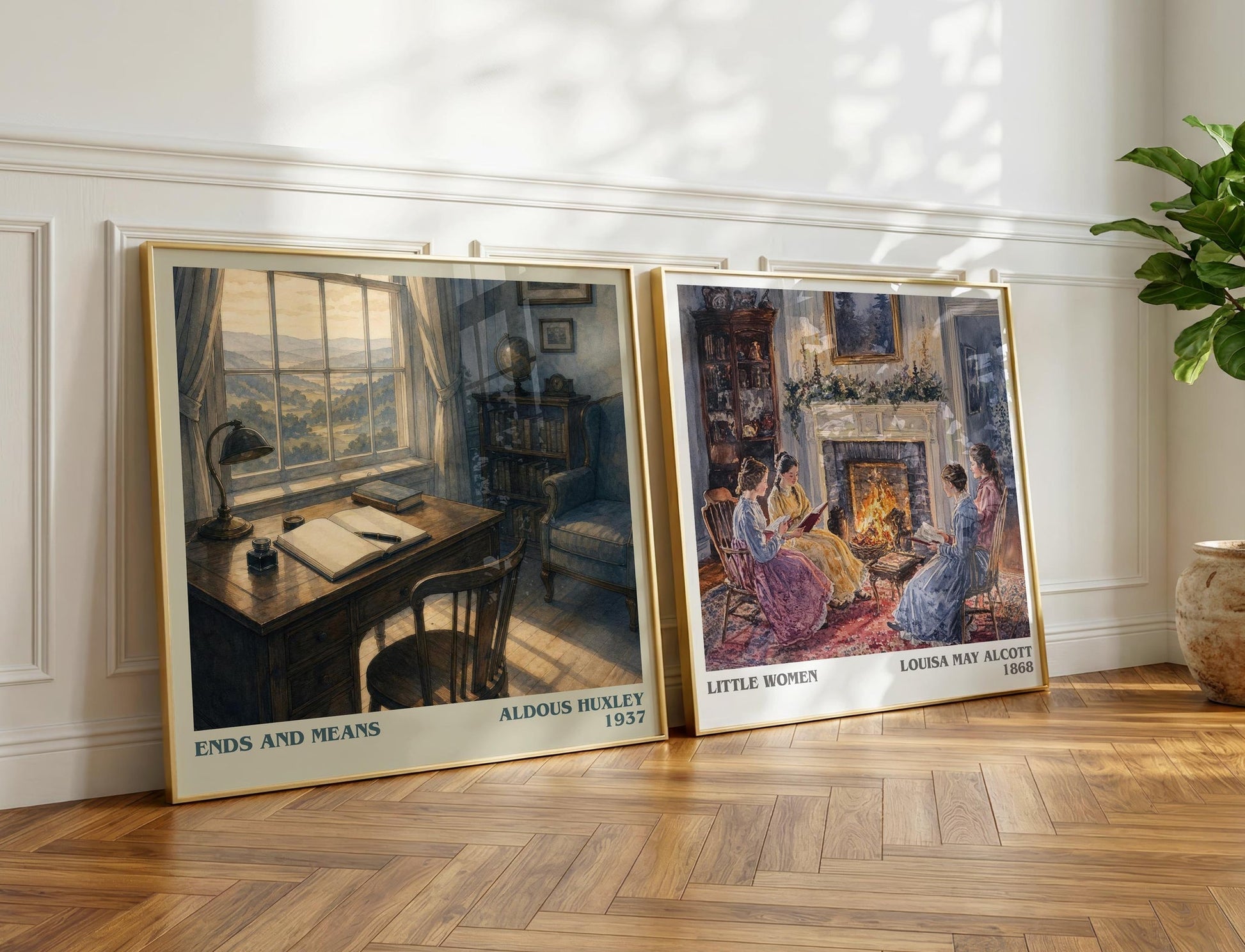 Ends And Means Literary Art Print by Aldous Huxley