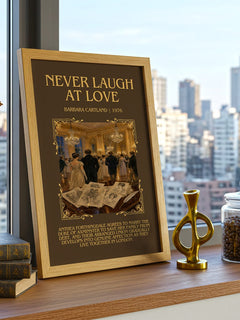 Never Laugh At Love Minimalist Book Poster by Barbara Cartland – image 3