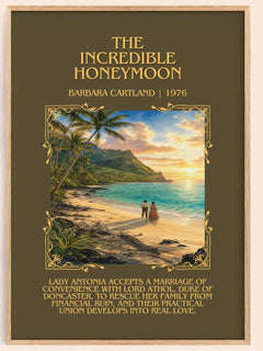 The Incredible Honeymoon Minimalist Book Poster by Barbara Cartland – image 1
