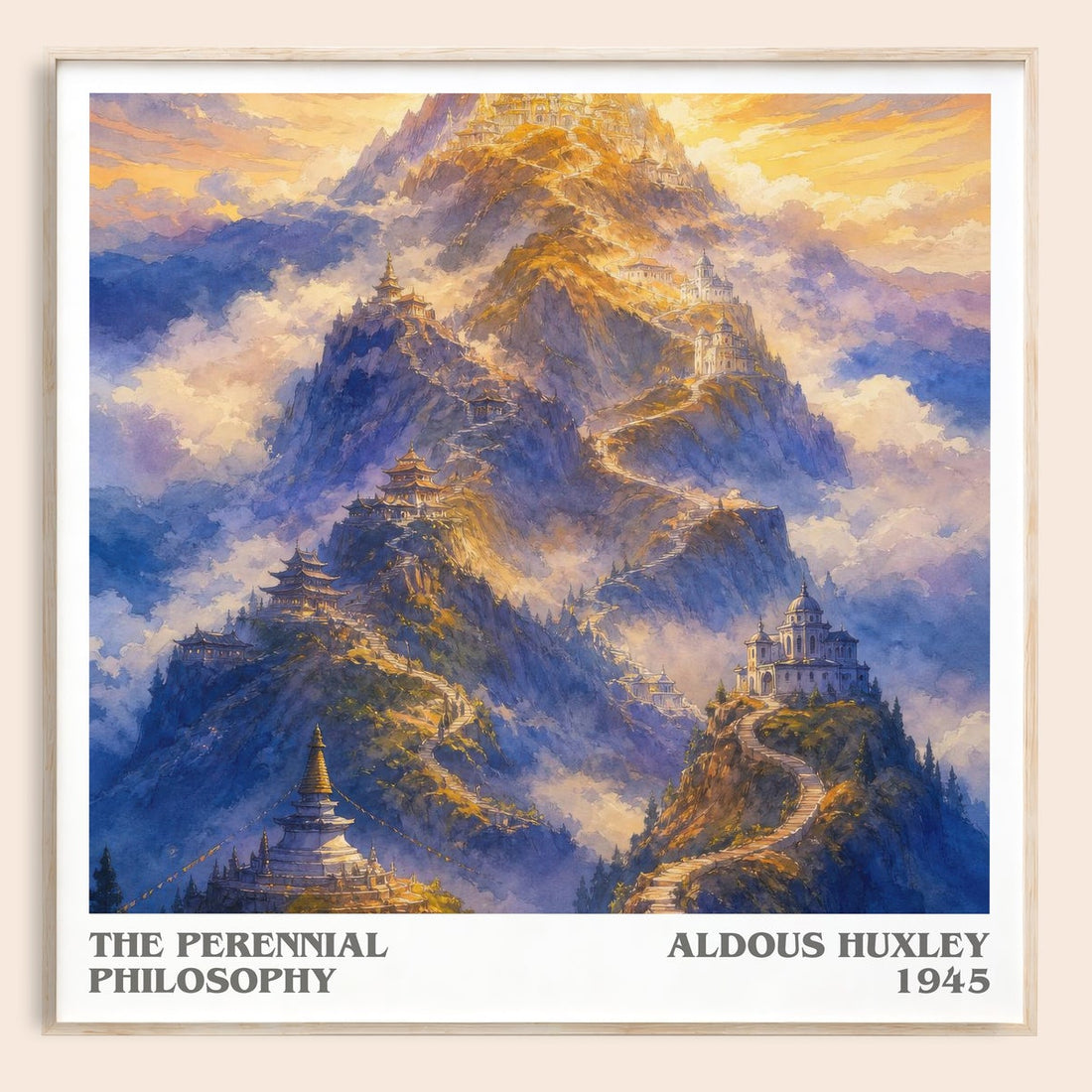 The Perennial Philosophy Literary Art Print by Aldous Huxley