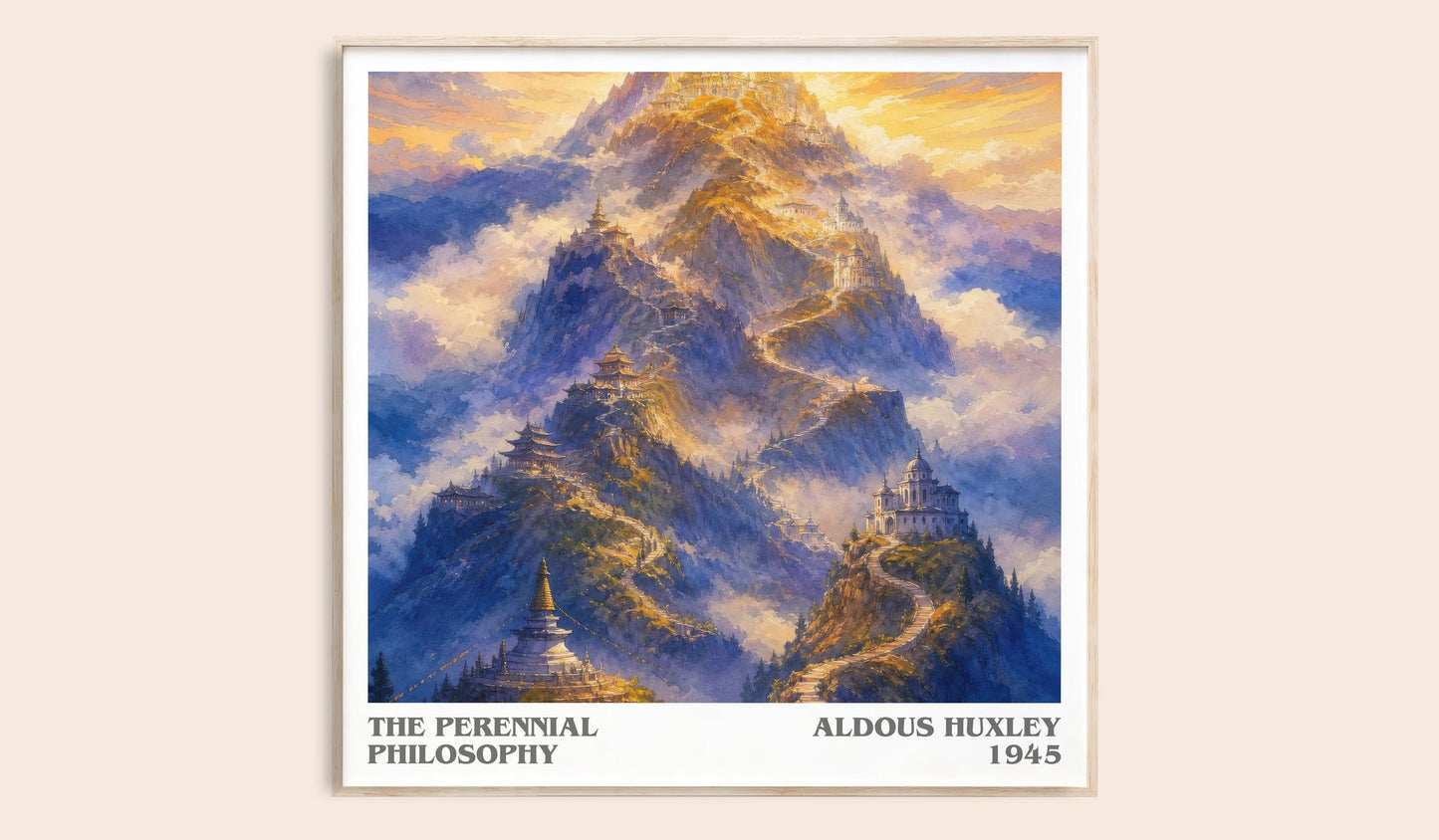 The Perennial Philosophy Literary Art Print by Aldous Huxley