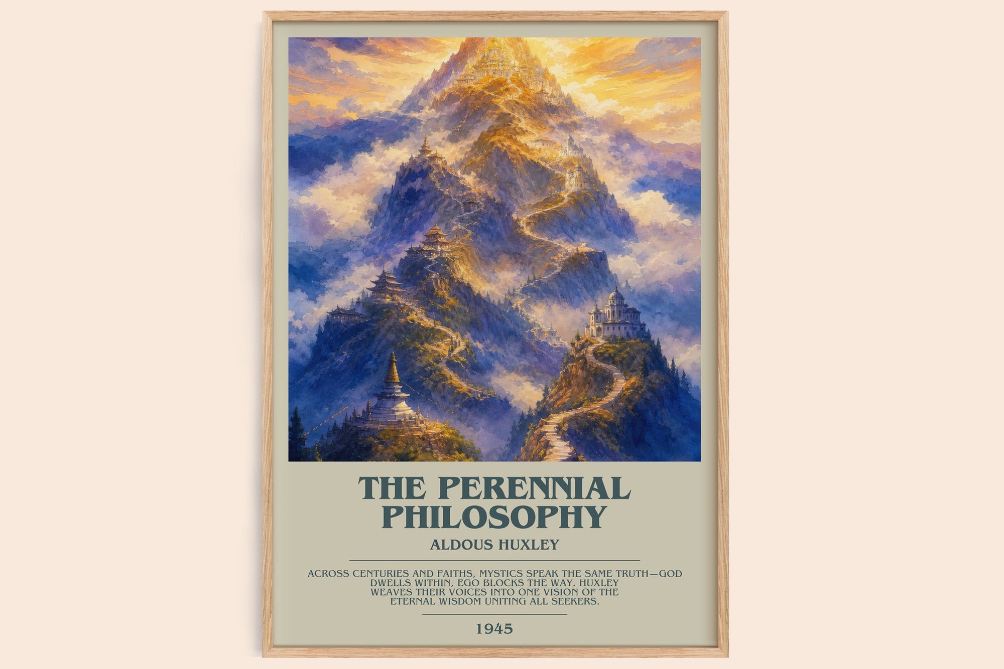 The Perennial Philosophy Bookish Wall Art by Aldous Huxley