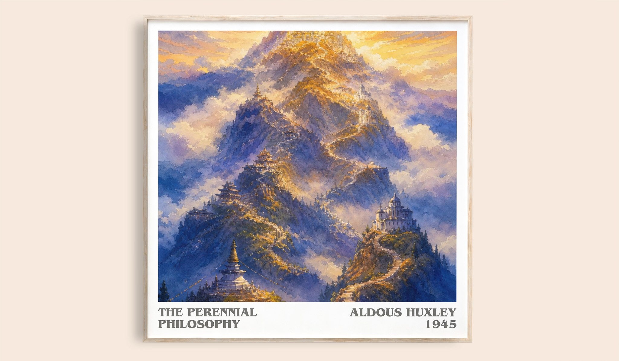 The Perennial Philosophy Literary Art Print by Aldous Huxley