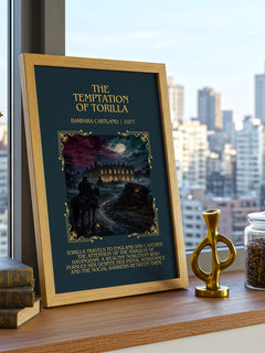 The Temptation Of Torilla Minimalist Book Poster by Barbara Cartland – image 3