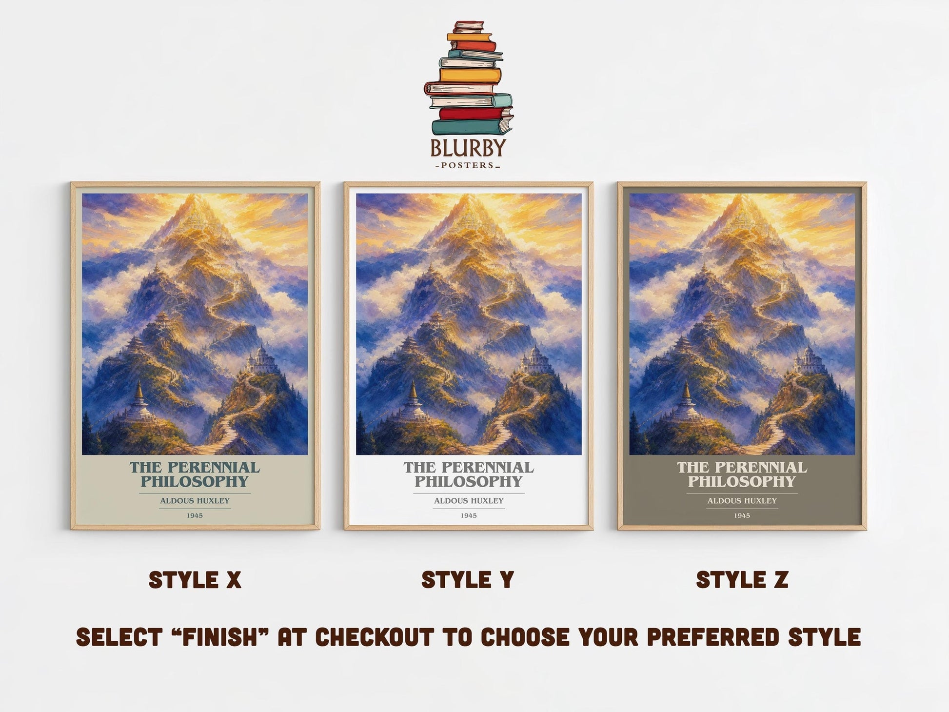 The Perennial Philosophy Book Cover Poster by Aldous Huxley