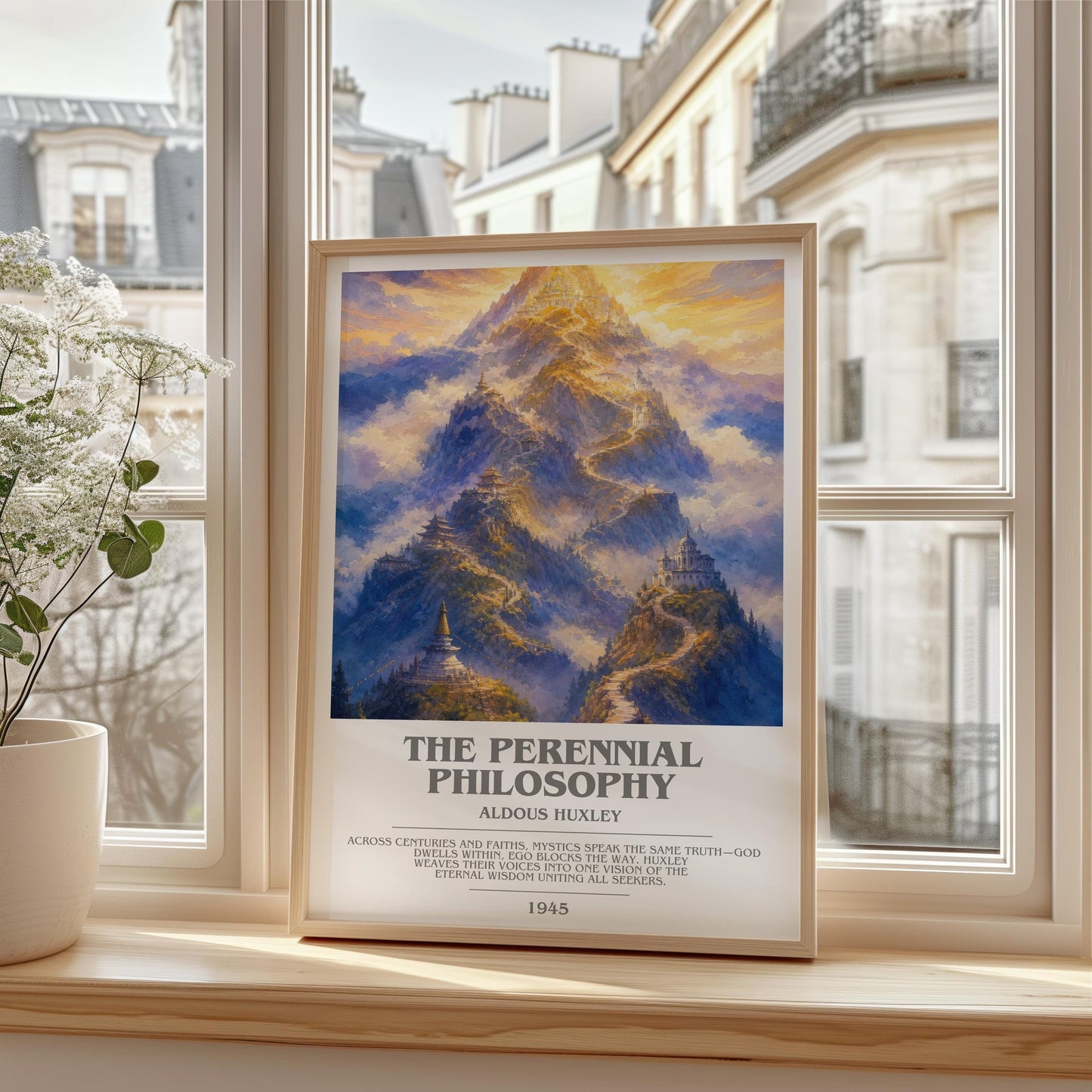 The Perennial Philosophy Bookish Wall Art by Aldous Huxley