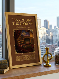 Passion And The Flower Minimalist Book Poster by Barbara Cartland – image 3