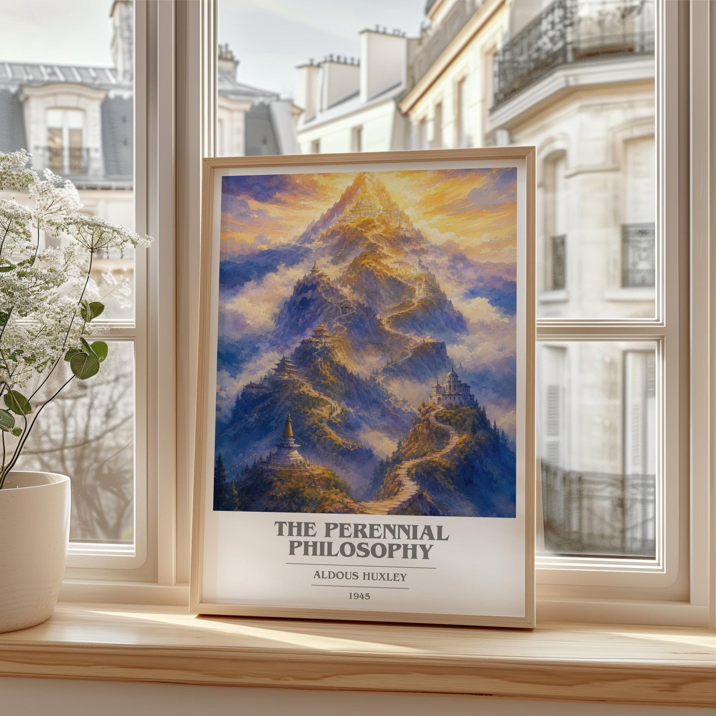 The Perennial Philosophy Book Cover Poster by Aldous Huxley