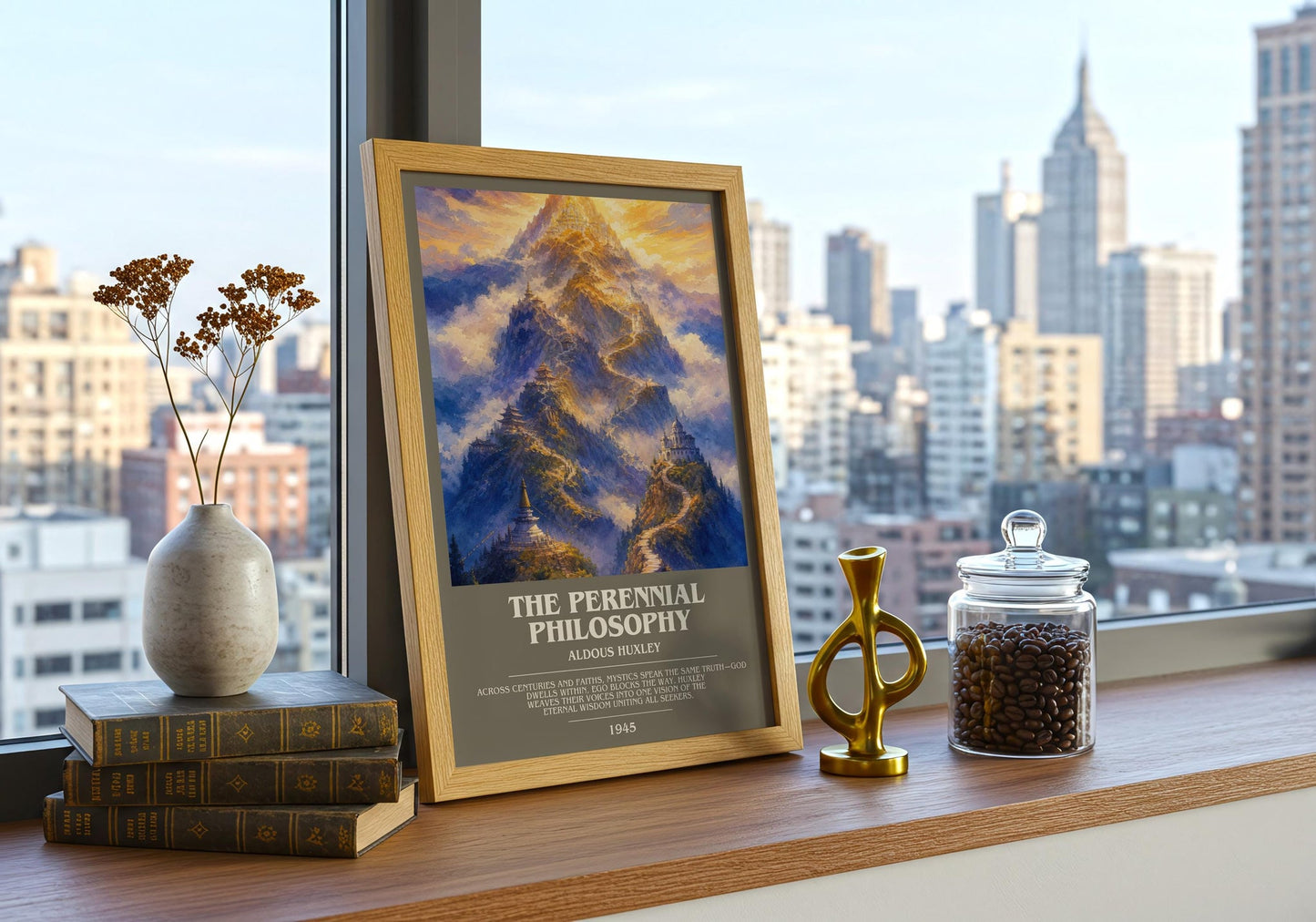 The Perennial Philosophy Bookish Wall Art by Aldous Huxley