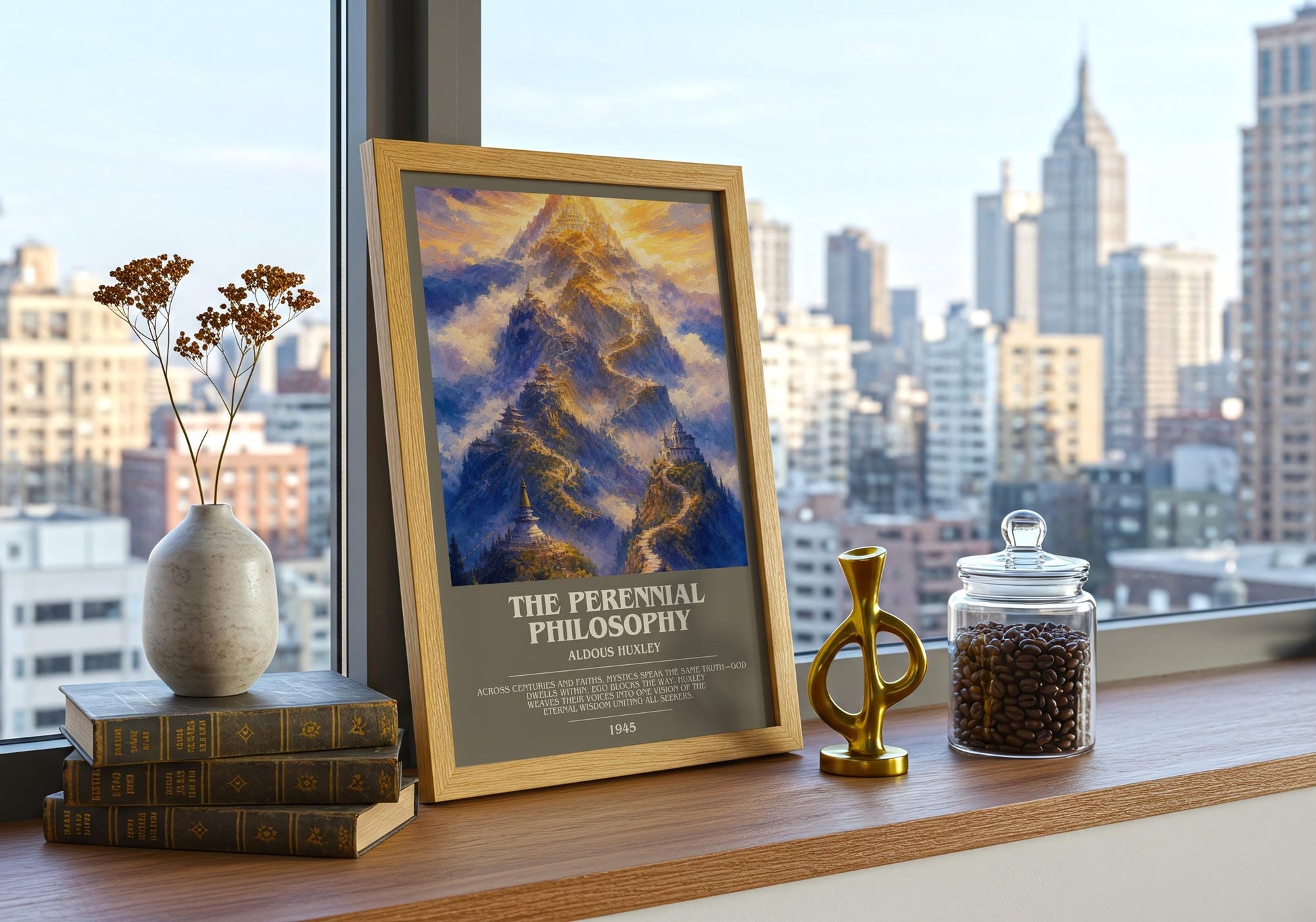 The Perennial Philosophy Bookish Wall Art by Aldous Huxley