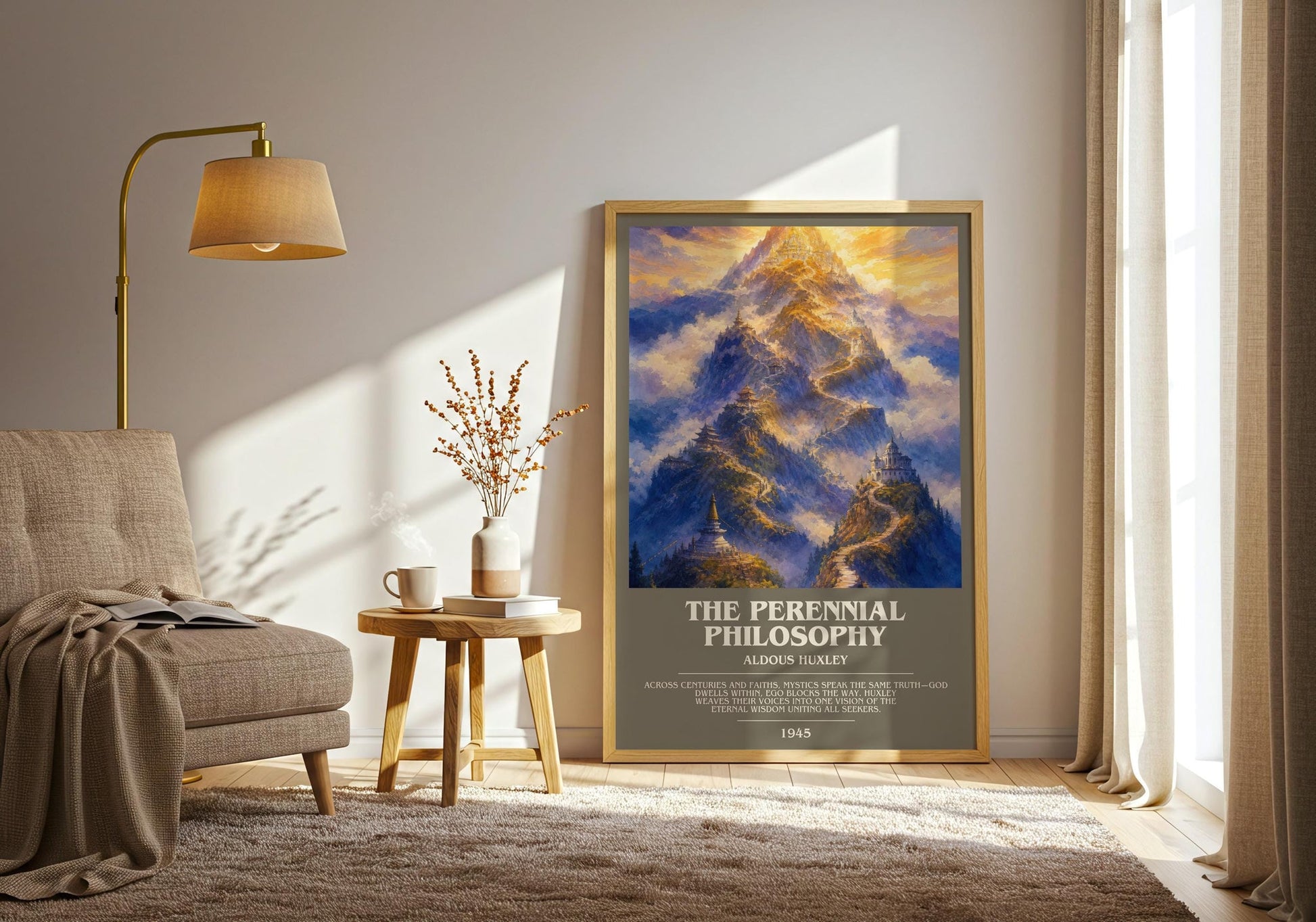 The Perennial Philosophy Bookish Wall Art by Aldous Huxley