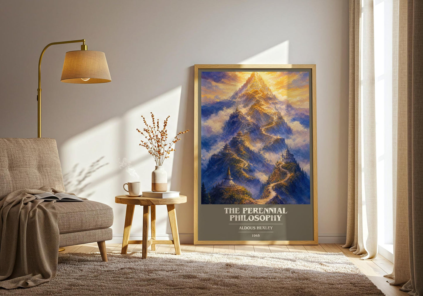 The Perennial Philosophy Book Cover Poster by Aldous Huxley