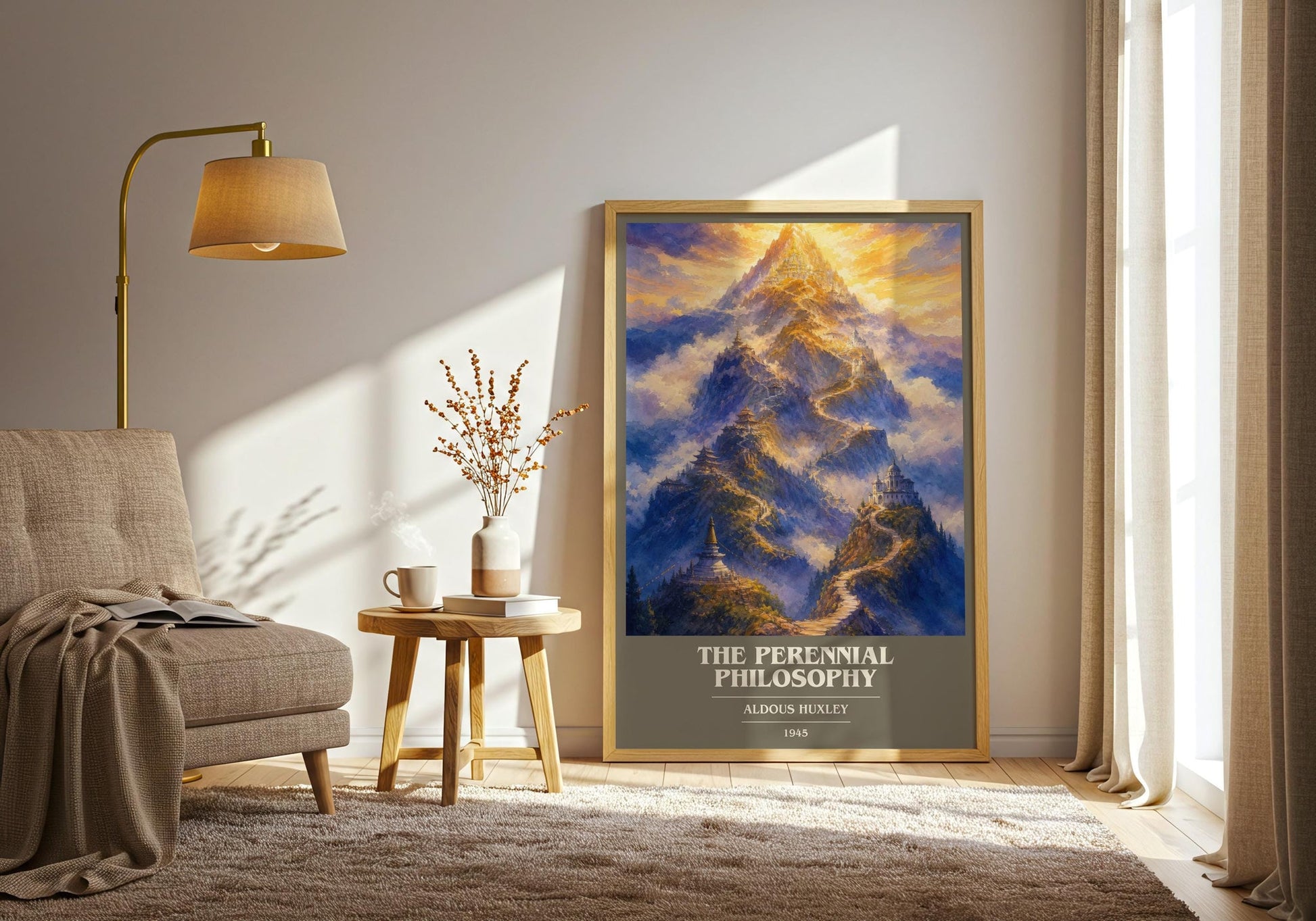 The Perennial Philosophy Book Cover Poster by Aldous Huxley