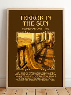 Terror In The Sun Minimalist Book Poster by Barbara Cartland – image 2