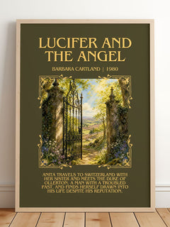 Lucifer And The Angel Minimalist Book Poster by Barbara Cartland – image 2