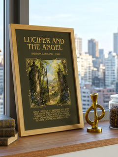 Lucifer And The Angel Minimalist Book Poster by Barbara Cartland – image 3