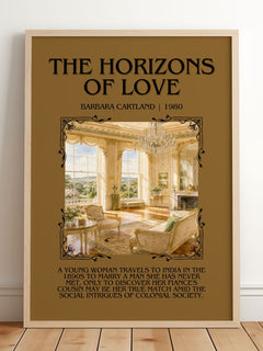 The Horizons Of Love Minimalist Book Poster by Barbara Cartland – image 2