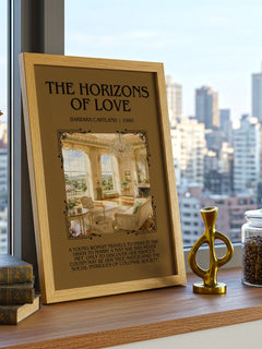 The Horizons Of Love Minimalist Book Poster by Barbara Cartland – image 3