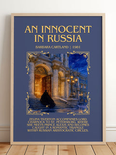 An Innocent In Russia Minimalist Book Poster by Barbara Cartland – image 2