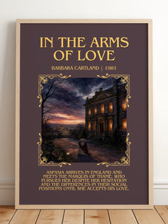 In The Arms Of Love Minimalist Book Poster by Barbara Cartland – image 2