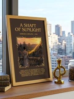 A Shaft Of Sunlight Minimalist Book Poster by Barbara Cartland – image 3