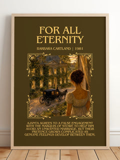 For All Eternity Minimalist Book Poster by Barbara Cartland – image 2