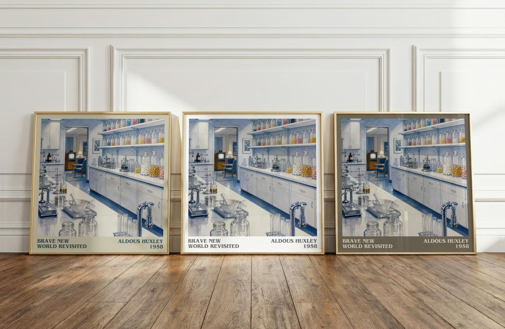 Brave New World Revisited Literary Art Print by Aldous Huxley