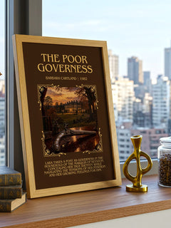 The Poor Governess Minimalist Book Poster by Barbara Cartland – image 3