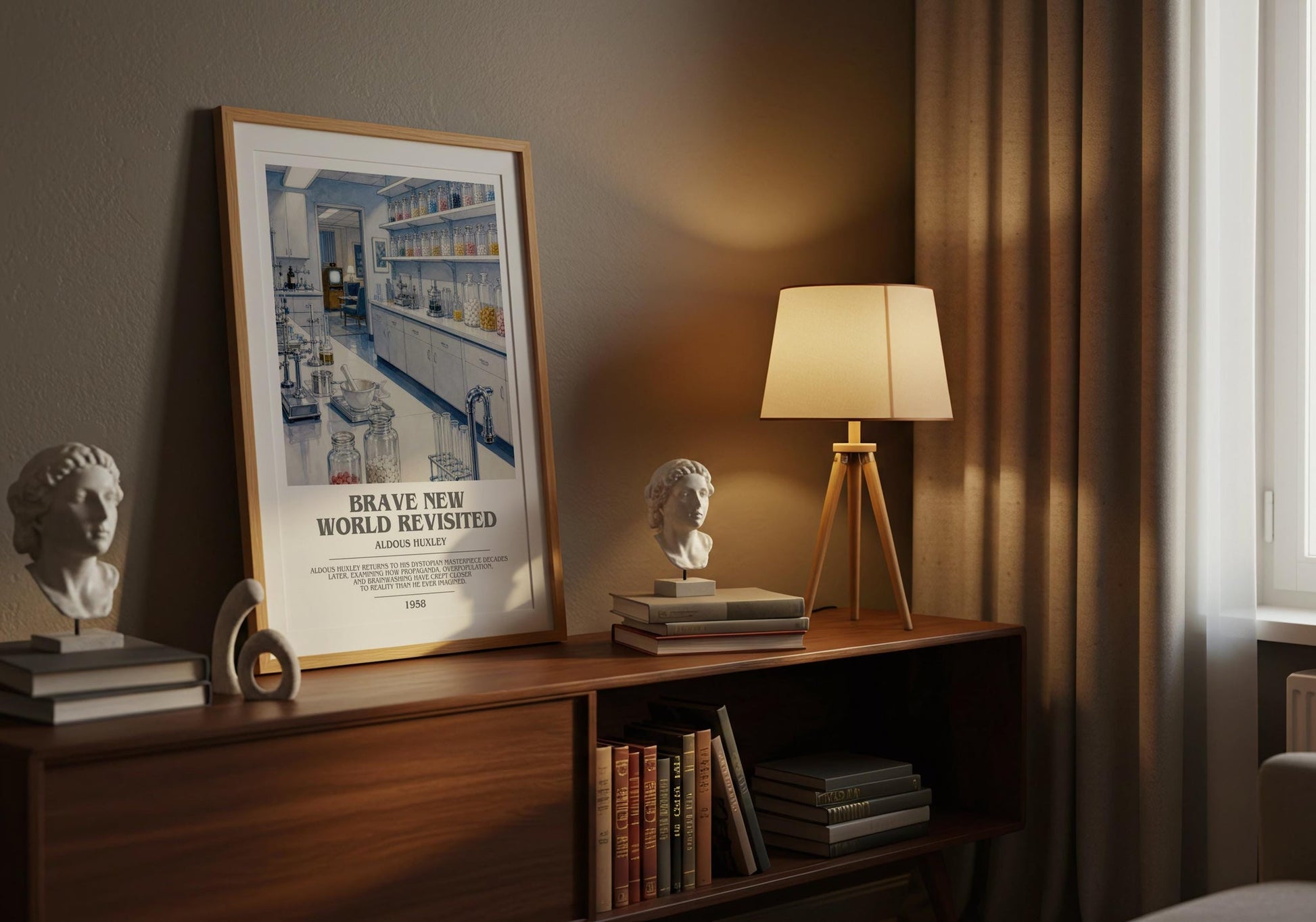 Brave New World Revisited Bookish Wall Art by Aldous Huxley