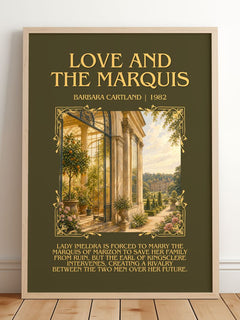 Love And The Marquis Minimalist Book Poster by Barbara Cartland – image 2