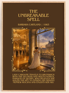 The Unbreakable Spell Minimalist Book Poster by Barbara Cartland – image 1