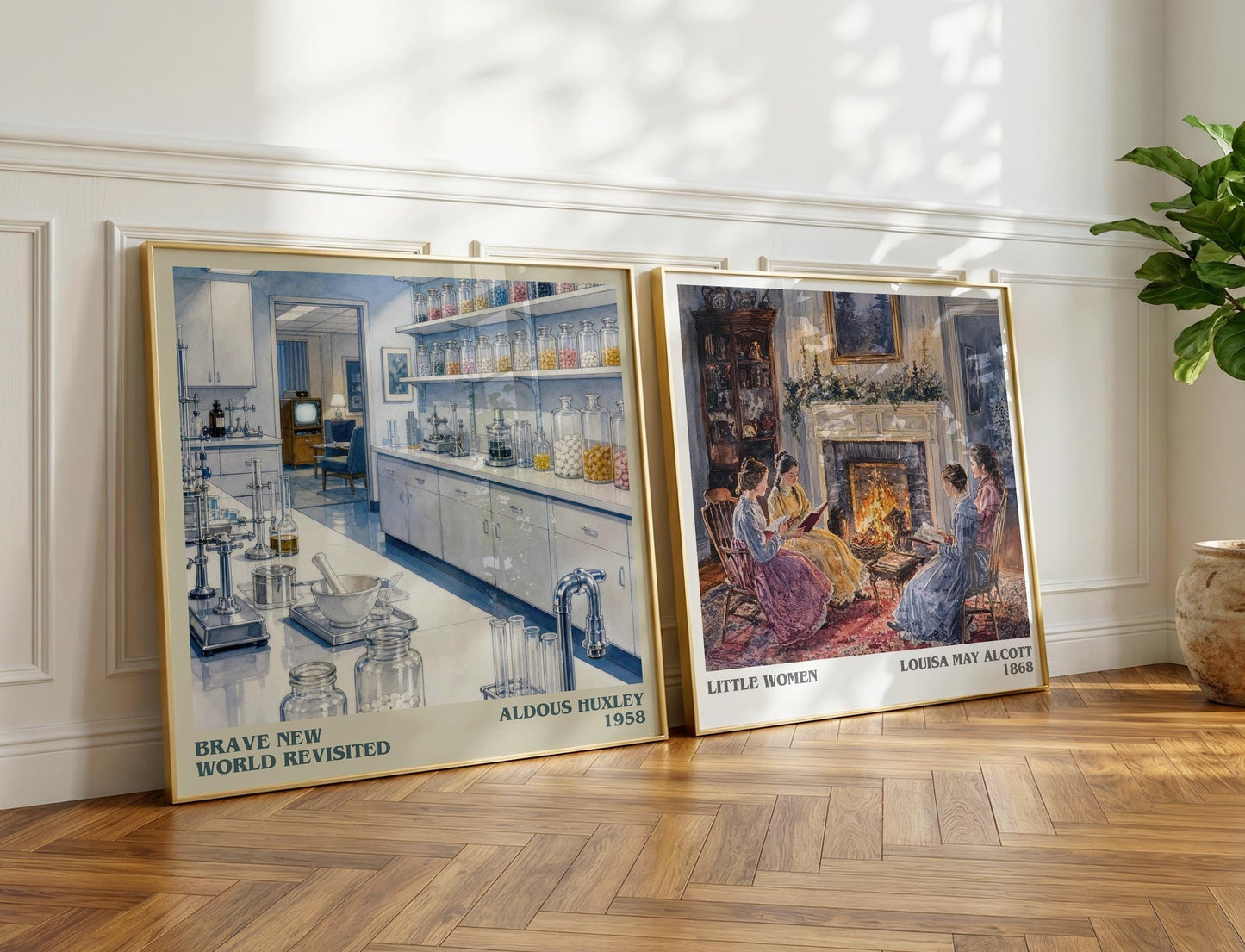 Brave New World Revisited Literary Art Print by Aldous Huxley