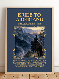 Bride To A Brigand Minimalist Book Poster by Barbara Cartland – image 2