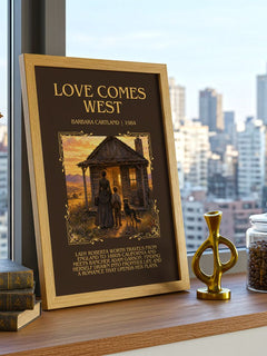 Love Comes West Minimalist Book Poster by Barbara Cartland – image 3