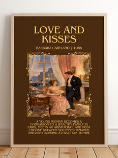 Love And Kisses Minimalist Book Poster by Barbara Cartland – image 2
