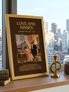 Love And Kisses Minimalist Book Poster by Barbara Cartland – image 3