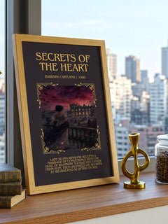 Secrets Of The Heart Minimalist Book Poster by Barbara Cartland – image 3