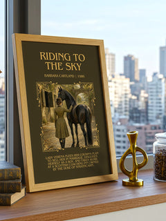 Riding To The Sky Minimalist Book Poster by Barbara Cartland – image 3