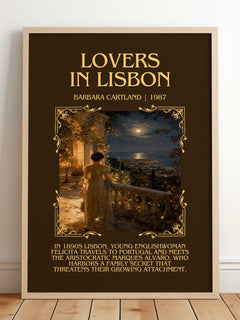 Lovers In Lisbon Minimalist Book Poster by Barbara Cartland – image 2