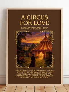 A Circus For Love Minimalist Book Poster by Barbara Cartland – image 2