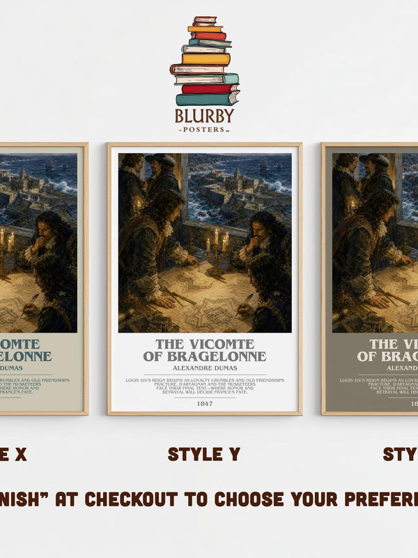 The Vicomte Of Bragelonne Bookish Wall Art by Alexandre Dumas