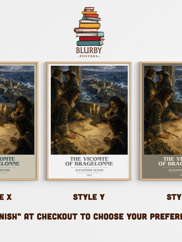 The Vicomte Of Bragelonne Book Cover Poster by Alexandre Dumas