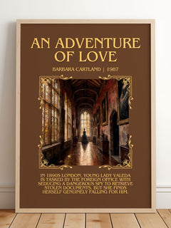 An Adventure Of Love Minimalist Book Poster by Barbara Cartland – image 2