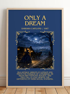 Only A Dream Minimalist Book Poster by Barbara Cartland – image 2