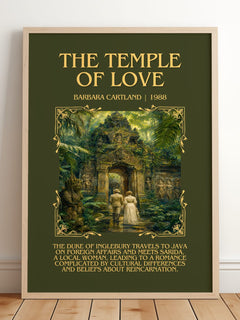 The Temple Of Love Minimalist Book Poster by Barbara Cartland – image 2
