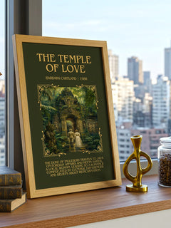The Temple Of Love Minimalist Book Poster by Barbara Cartland – image 3