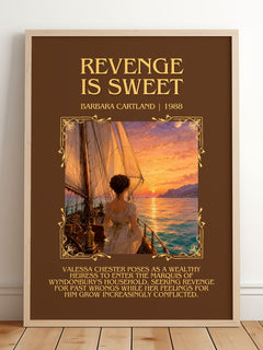 Revenge Is Sweet Minimalist Book Poster by Barbara Cartland – image 2
