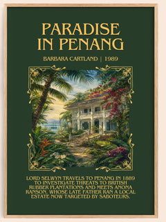 Paradise In Penang Minimalist Book Poster by Barbara Cartland – image 1