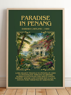Paradise In Penang Minimalist Book Poster by Barbara Cartland – image 2