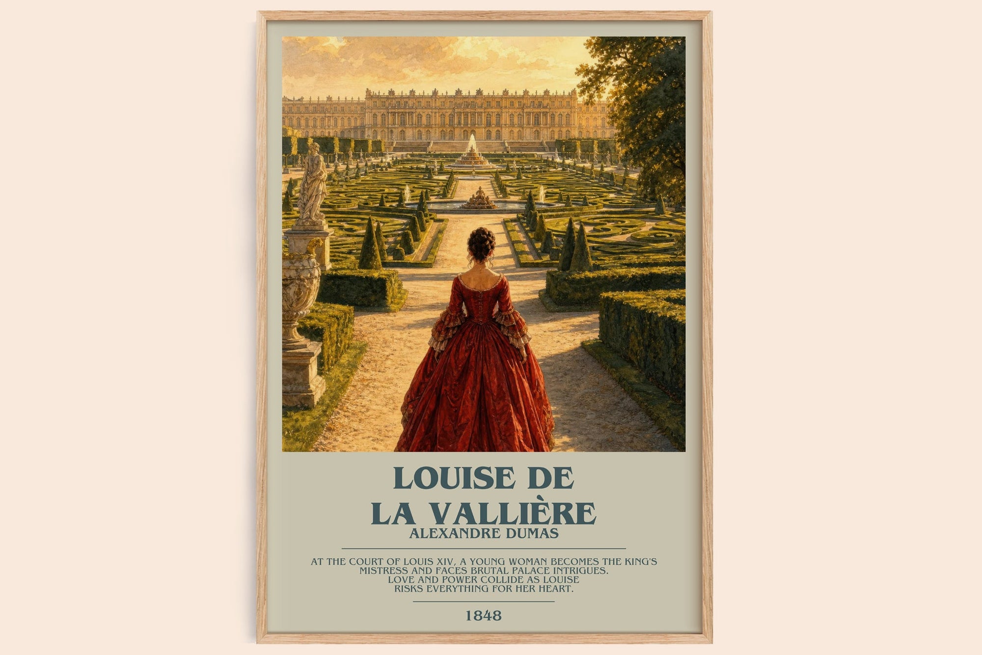 Louise De La Vallière Bookish Wall Art by Alexandre Dumas